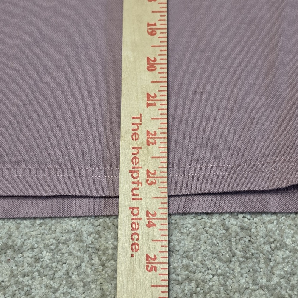 Spier & Mackay Polo Shirt Lot of 2 Men's Medium Gray Mauve 100% Cotton Short Fit - Picture 9 of 10